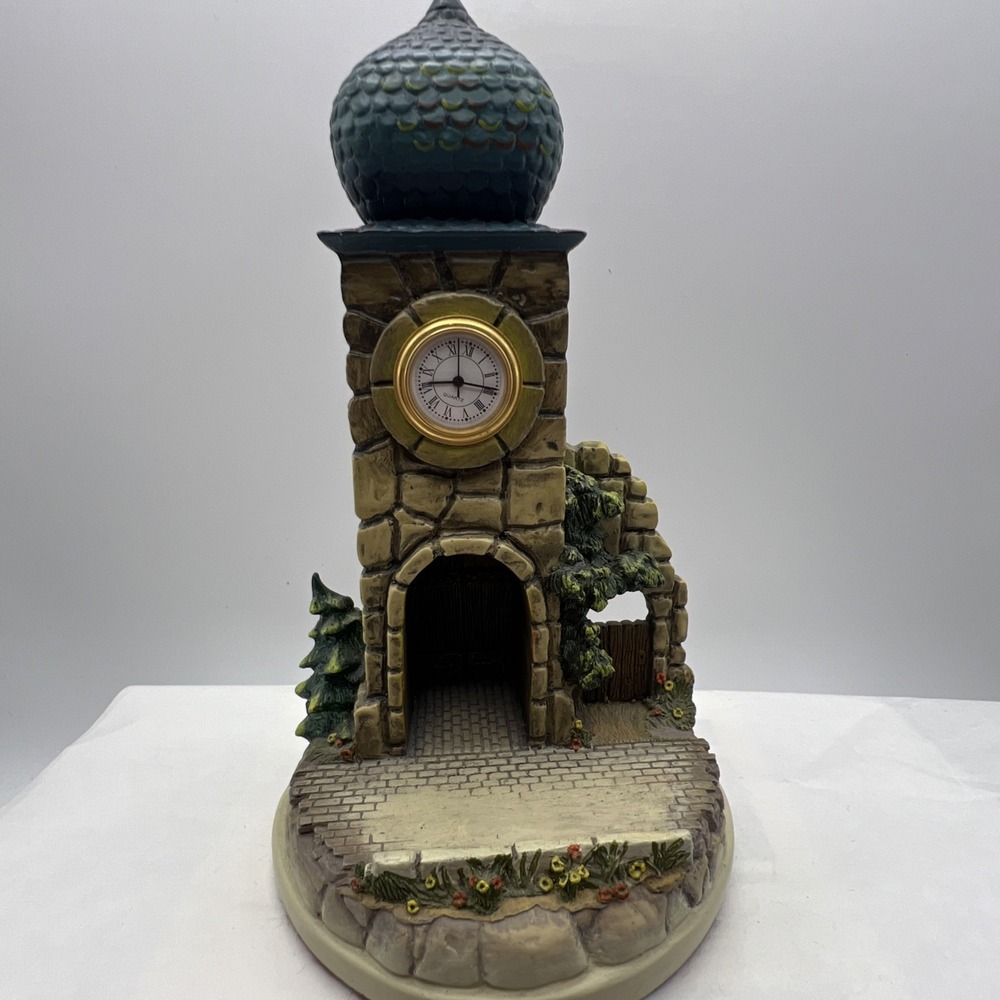 RARE Goebel/Olszewski Mail is Here Clock Tower Vignette w/Coach 1992 931D - Picture 13 of 15